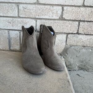ASH grey suede western inspired boots